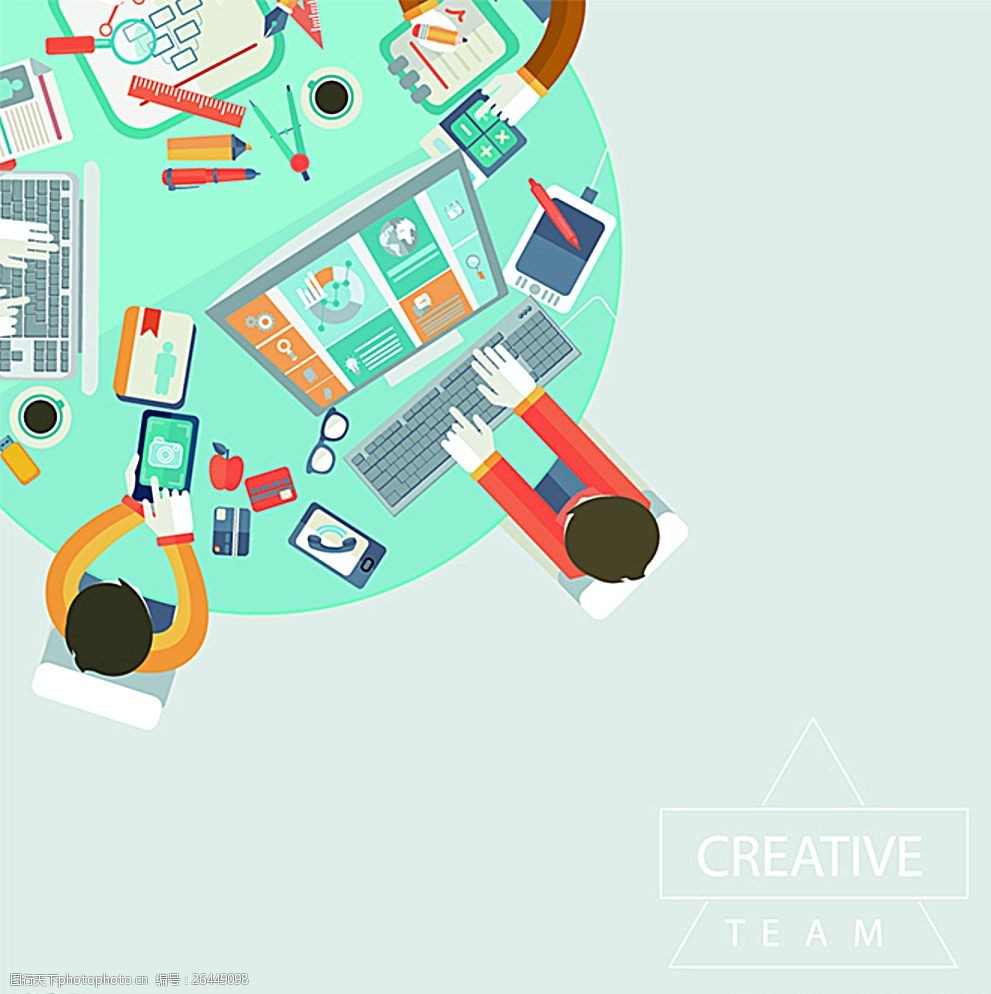 开会的商务人士设计图片