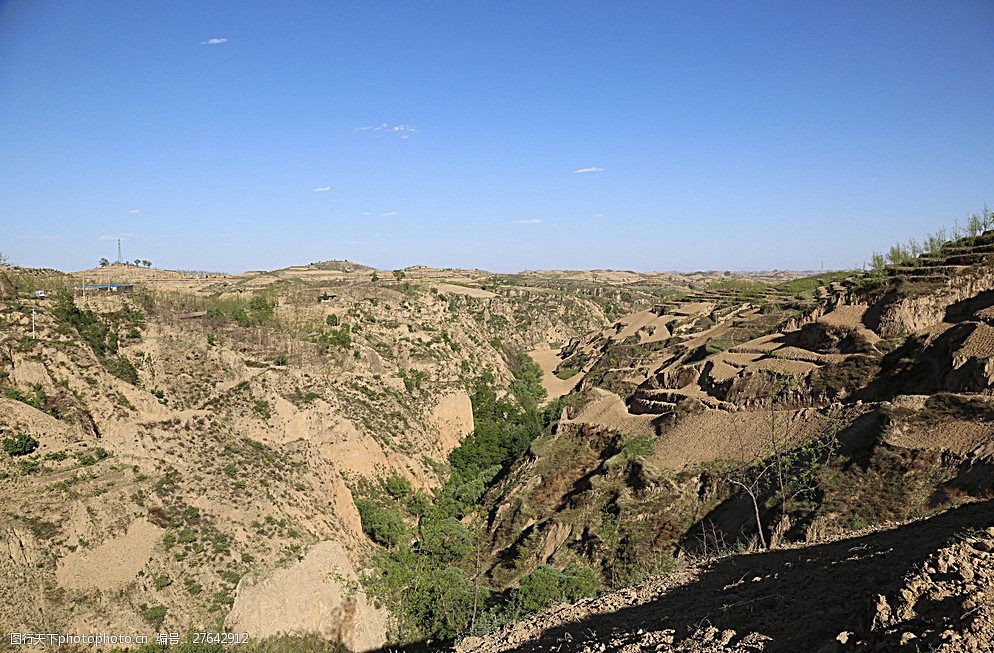 山西黄土高原图片