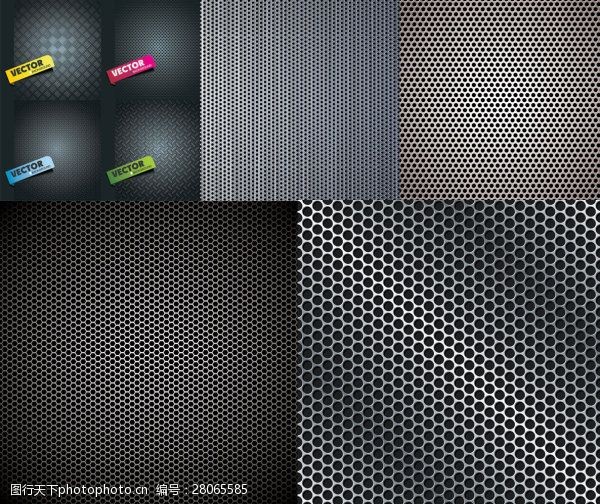 网孔 钢板 钢铁 铁板 贴纸 背景 矢量素材 eps 黑色 eps