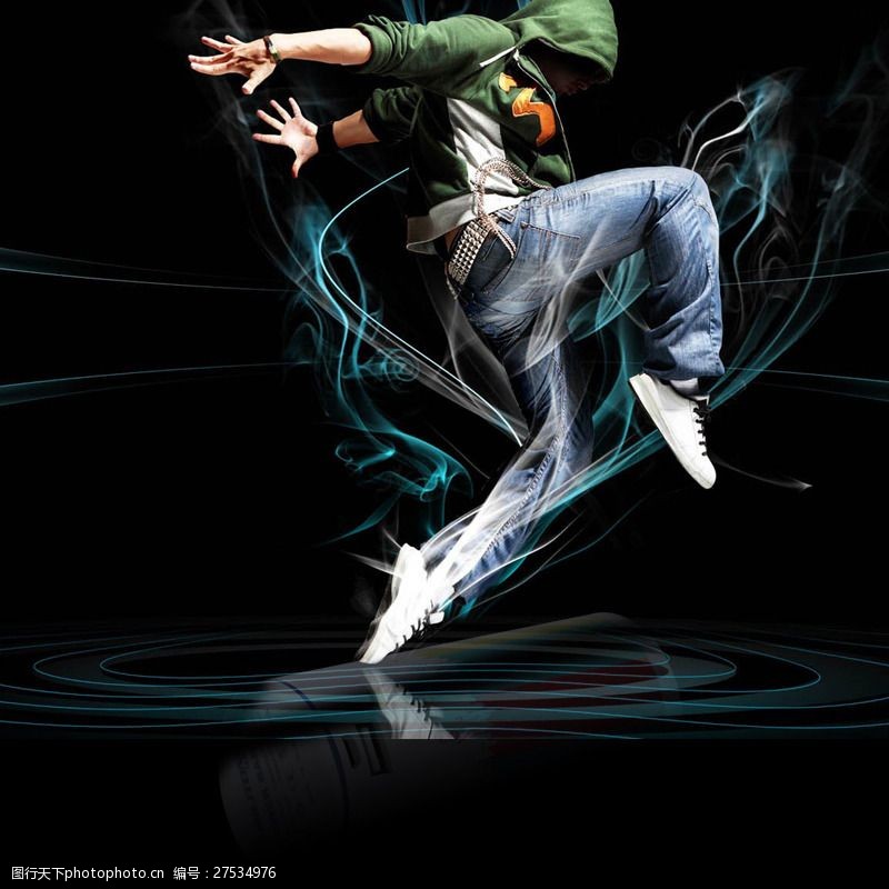 电子产品 动感 舞动 炫彩 光效 直通车 psd 黑色