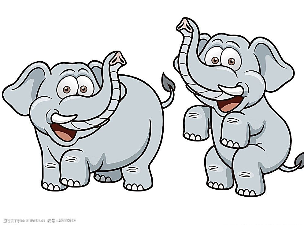 卡通动物矢量图片