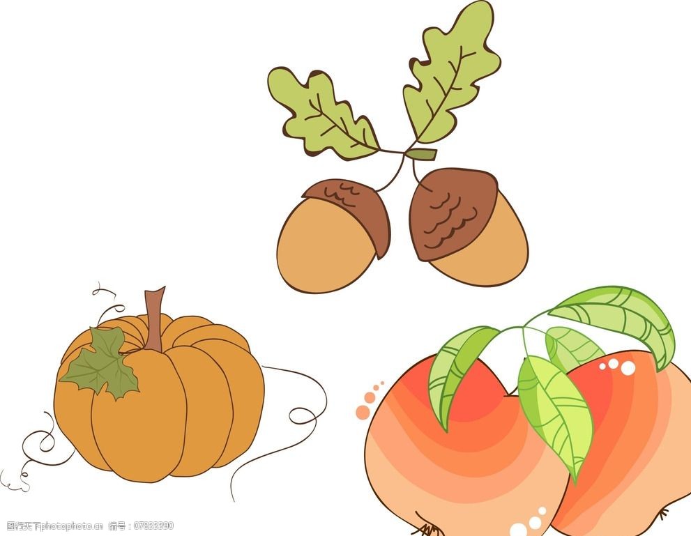 卡通南瓜图片