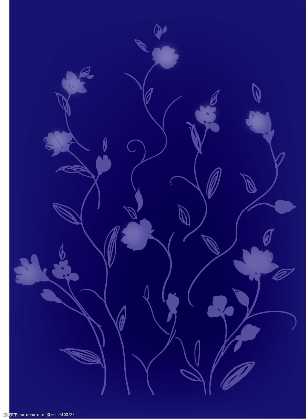 蓝色小碎花图案服装服饰图案