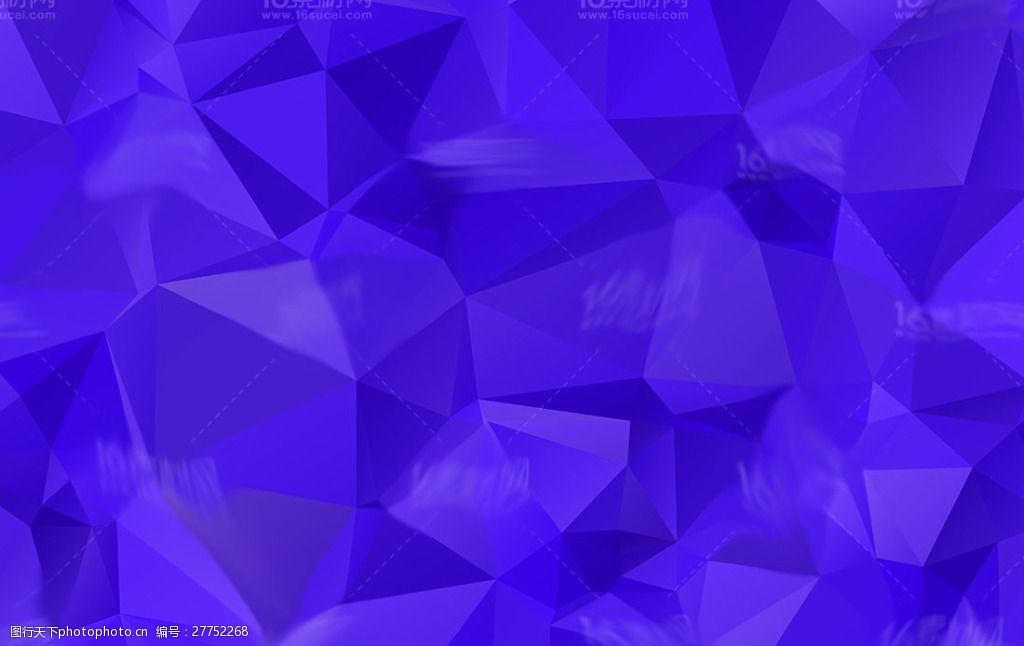 蓝色现代几何图形背景矢量图