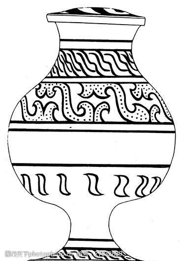 春秋战国图案青铜器图案中国传统图案_092