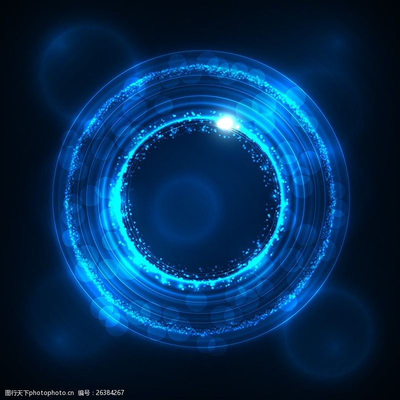 高科技酷炫拉风神秘的光圈素材图片图片-图行天下图库