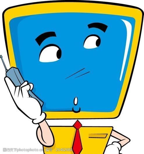 关键词:电脑 卡通拟人电脑 矢量素材05 设计素材 拟人卡通 卡通人物