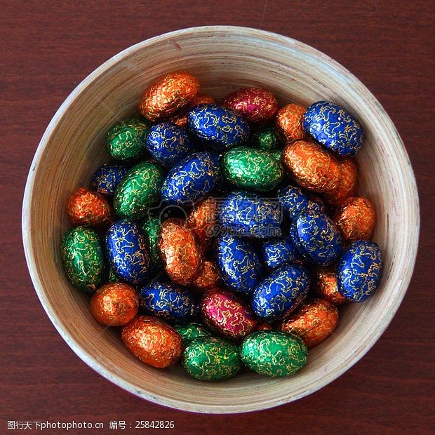 七彩香甜的巧克力