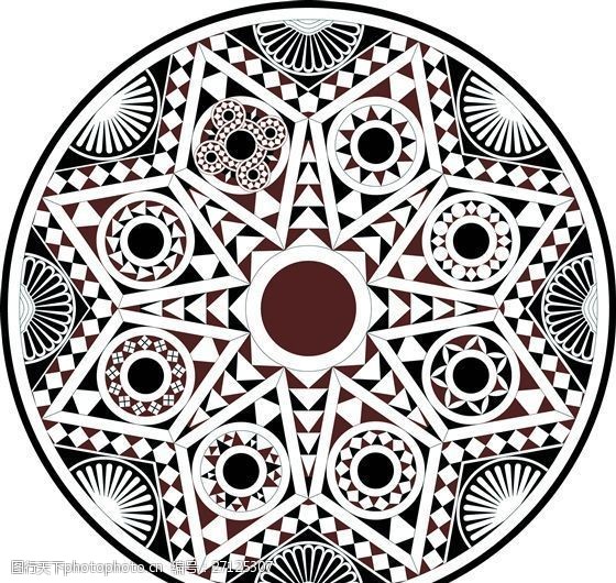 全球花纹图案装饰图案现代图案_0131