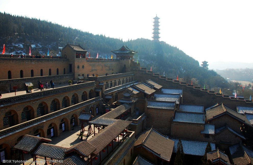 皇城相府远景图片