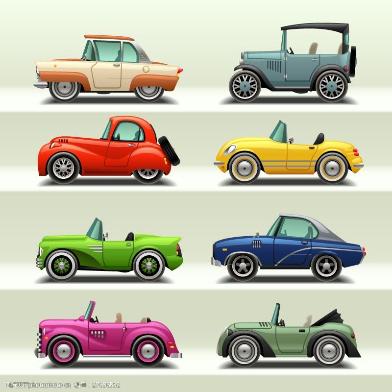 关键词:8款卡通汽车设计矢量素材 8款 卡通 汽车 设计 矢量素材 彩色