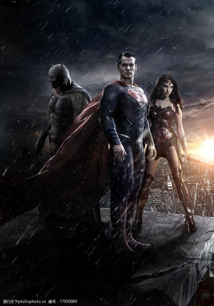 超人大战蝙蝠侠图片