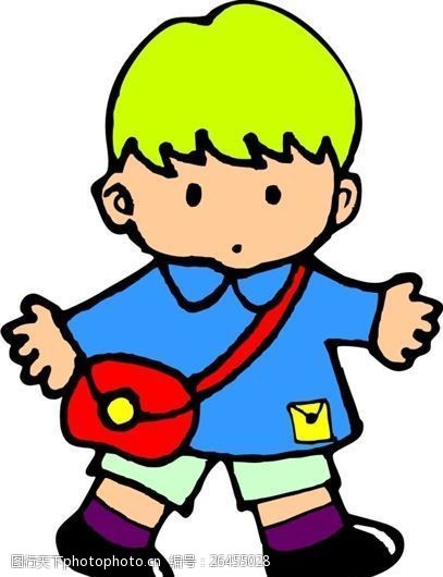 儿童卡通人物矢量ai_0042