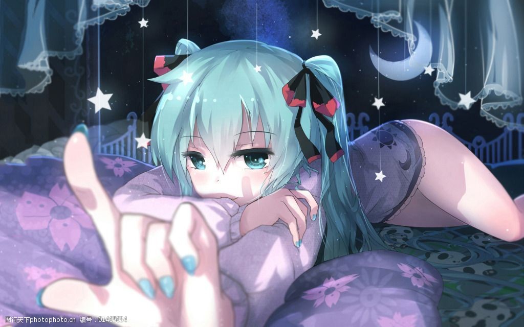 日系动漫风格宅男背景壁纸下载