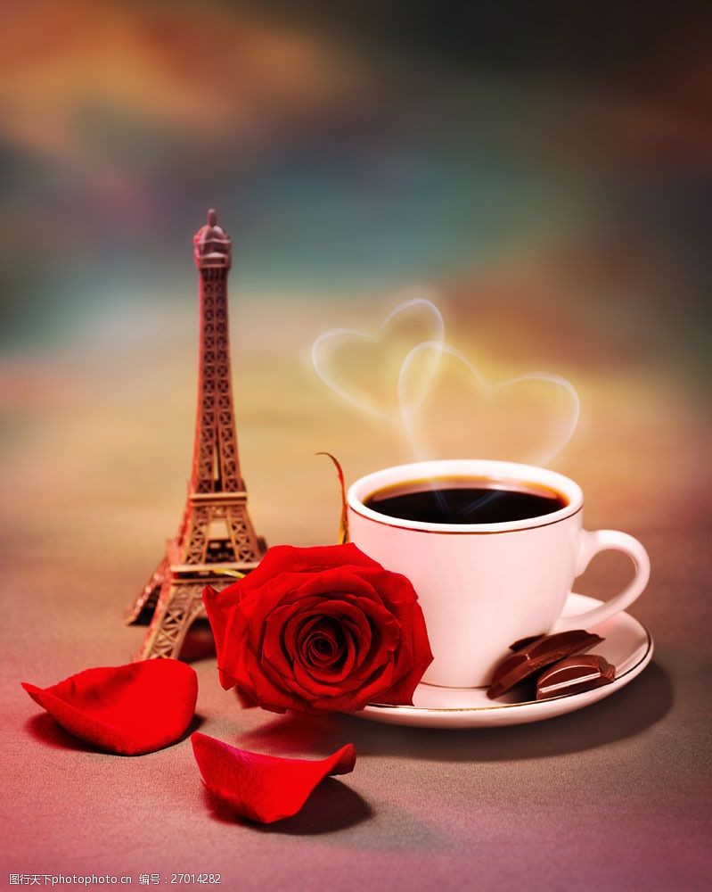 咖啡唯美图浪漫片图片