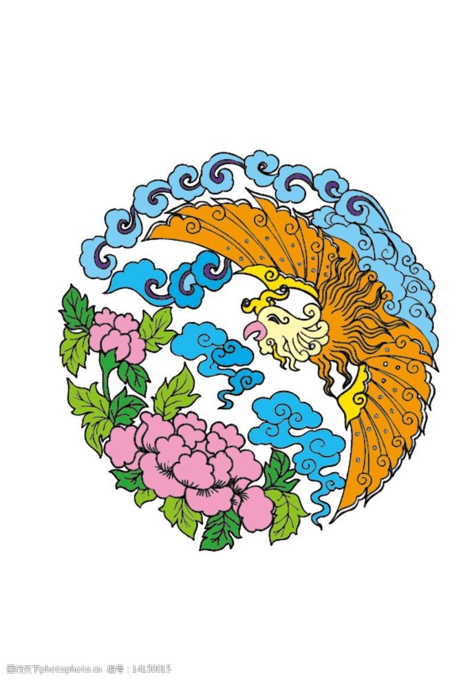 古典吉祥图案凤凰图片