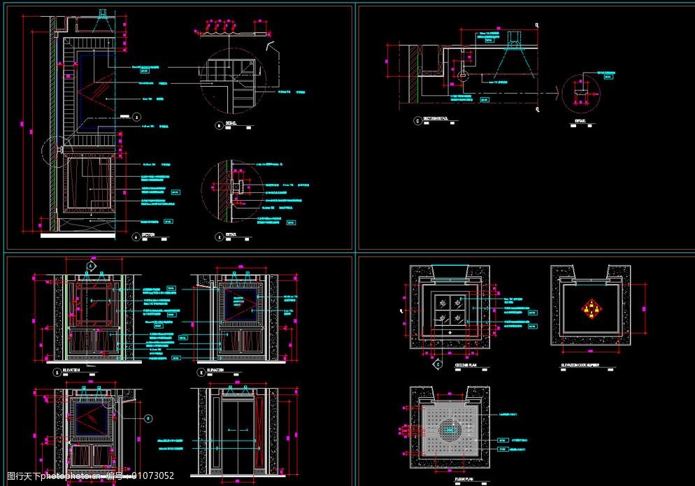 电梯骄厢装修竣工图图片