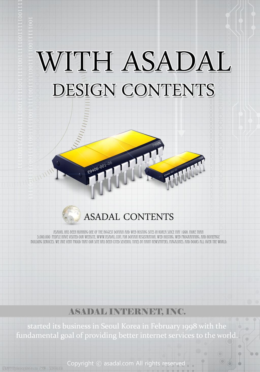 电子元器件电路板背景psd分层素材