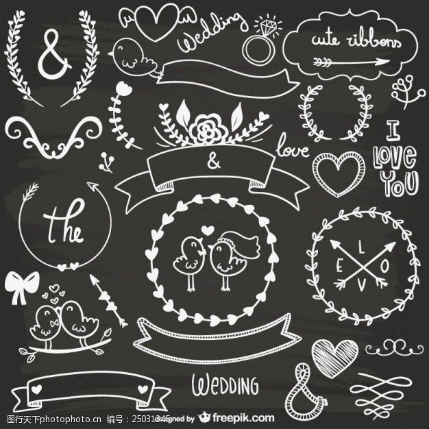 关键词:黑白相间的饰品 婚礼 丝带 点缀 装饰 可爱的缎带 黑色 白色