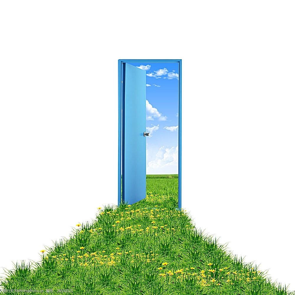 创意自然与门高清图片