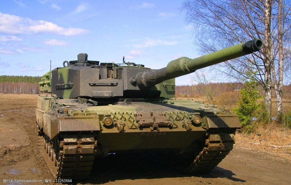 豹2a4正面装甲图片