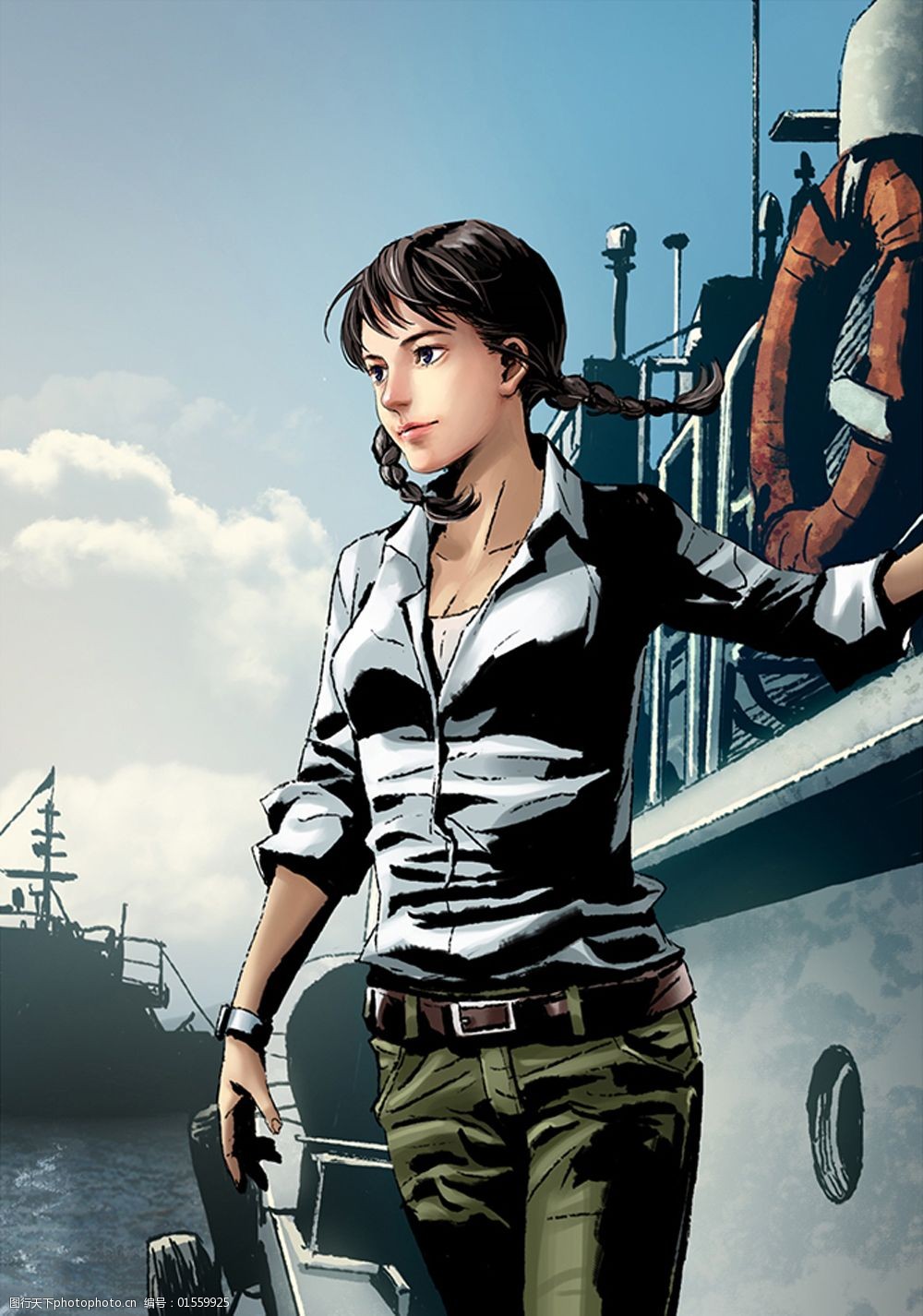 关键词:盗墓笔记卡牌游戏陈文锦角色免费下载 美女 女