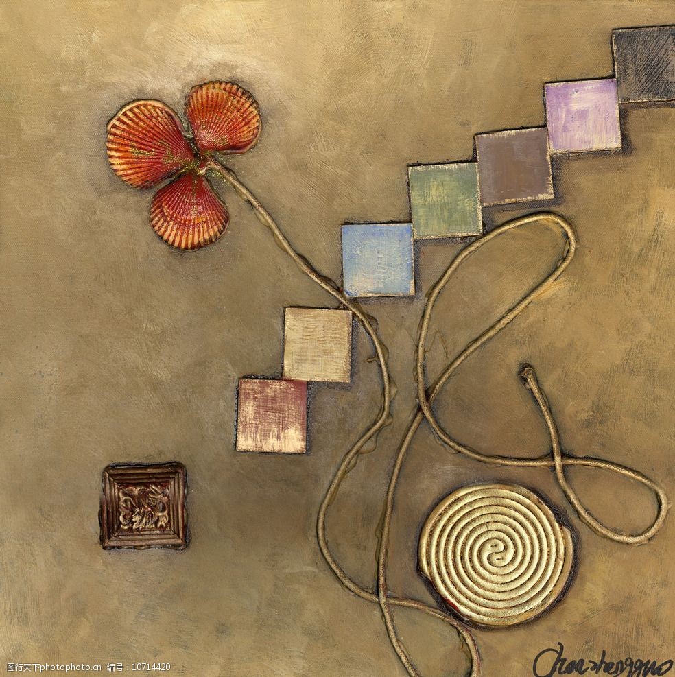 抽象装饰画图片