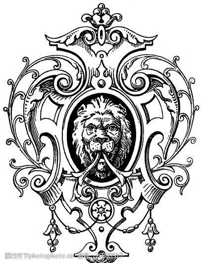 关键词:徽章标记 古典纹饰 欧式图案0487 欧式图案 设计素材 装饰图案