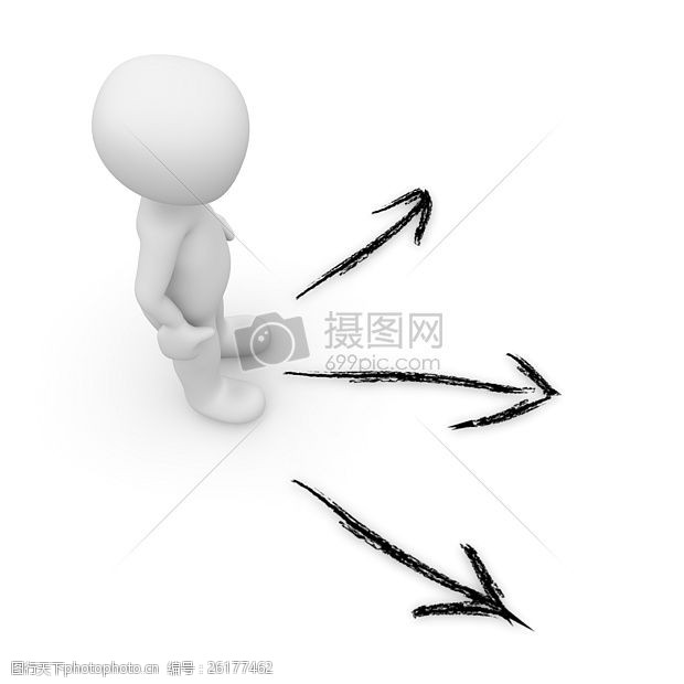 迷失方向的小人