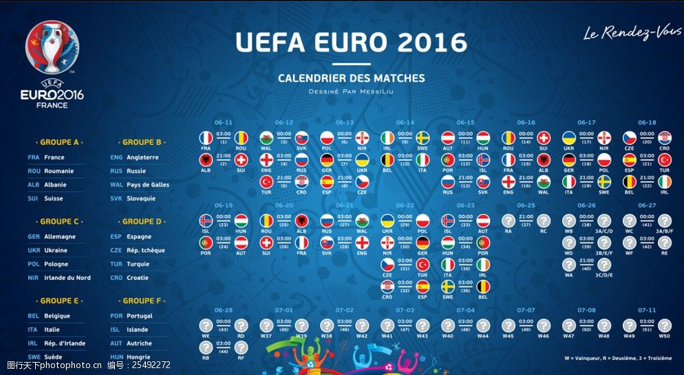 欧州杯对阵图图片