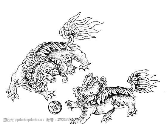 清代动物图案中国传统图案_0066