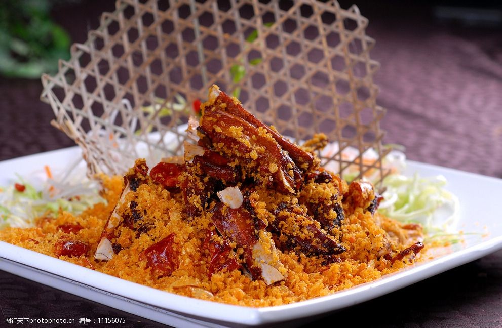 避风塘炒羊排图片