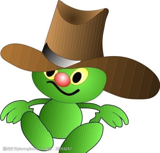 趣味人物卡通人物矢量素材eps_0035