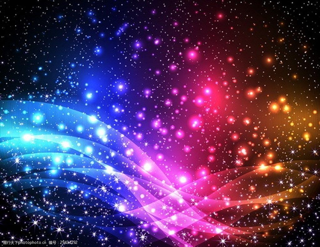 关键词:彩色光亮背景ai素材下载 彩亮 彩色 光点 光亮 矢量素材 星空