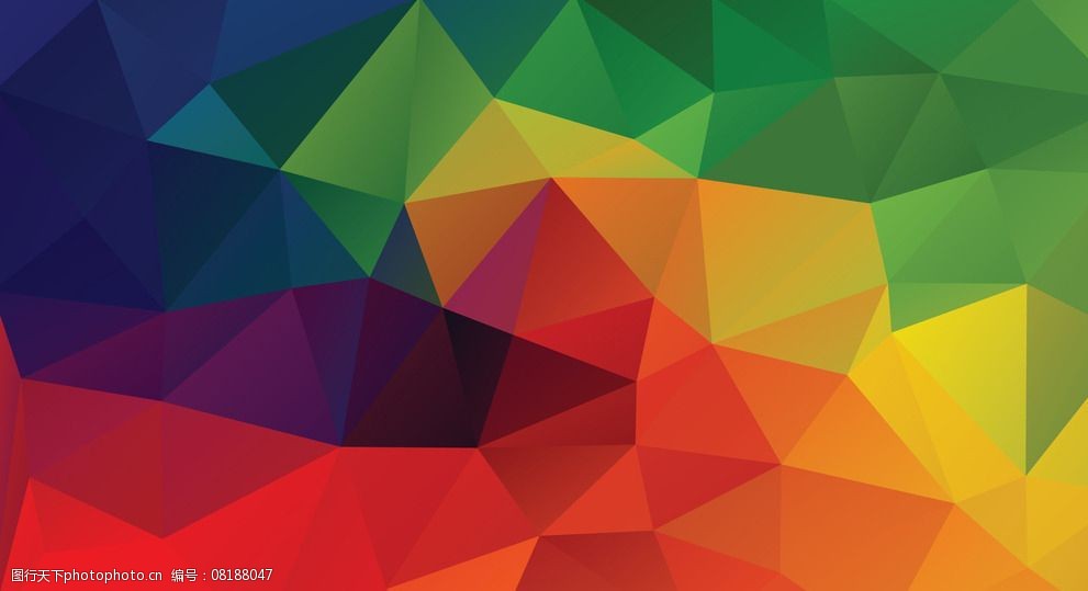 关键词:酷炫多边形立体背景 酷炫 多边形 psd分层 各色 多边形背景