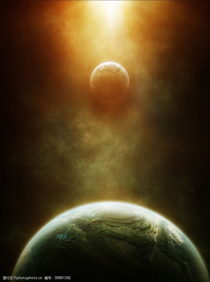 唯美梦幻意境星空背景图片