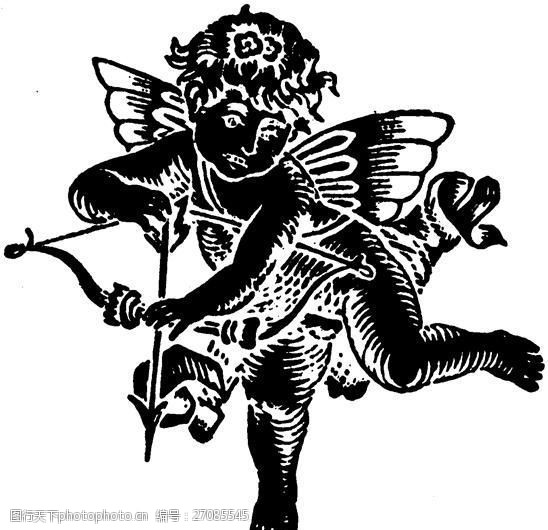 天使宗教神话古典纹饰欧式图案