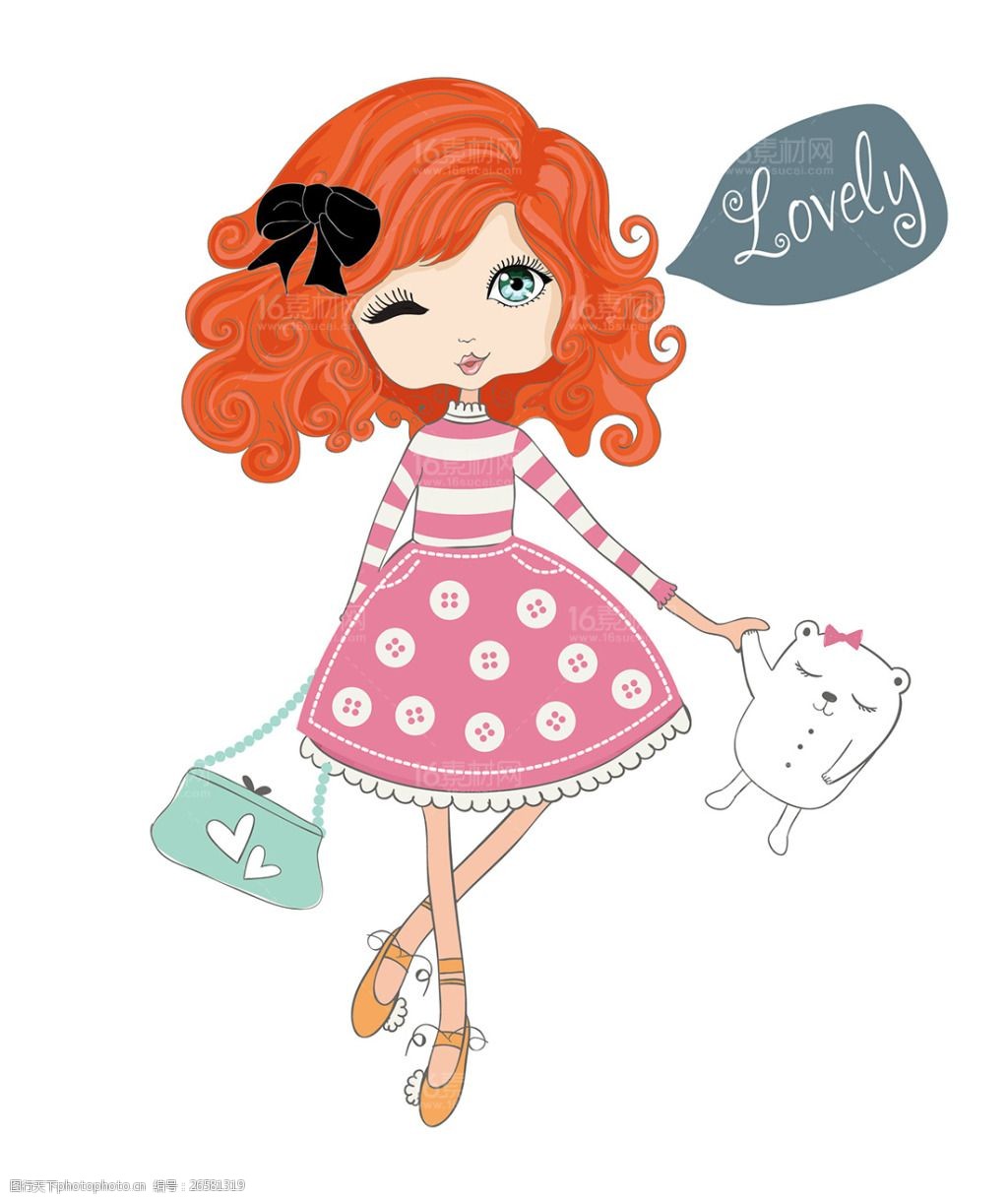 时尚卡通女性设计