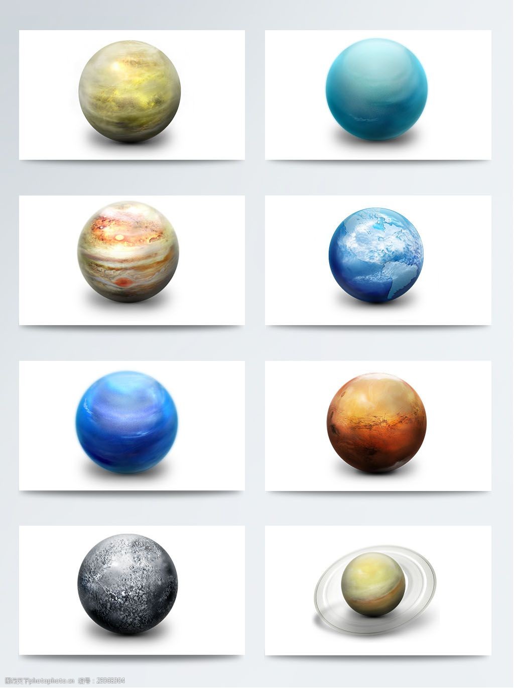 太阳系八大行星图片素材-编号39418658-图行天下