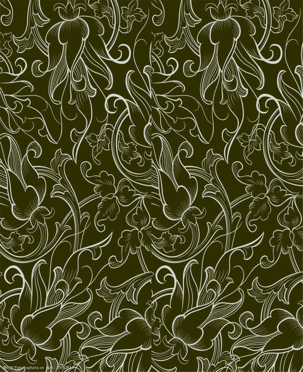 现代简约土绿色底纹壁纸图案