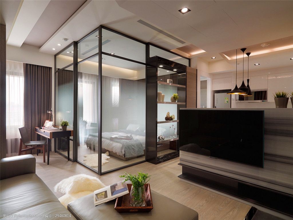 现代新中式设计效果图图片-图行天下图库