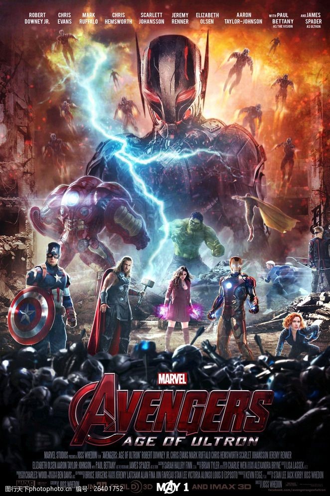 复仇者联盟2海报图片