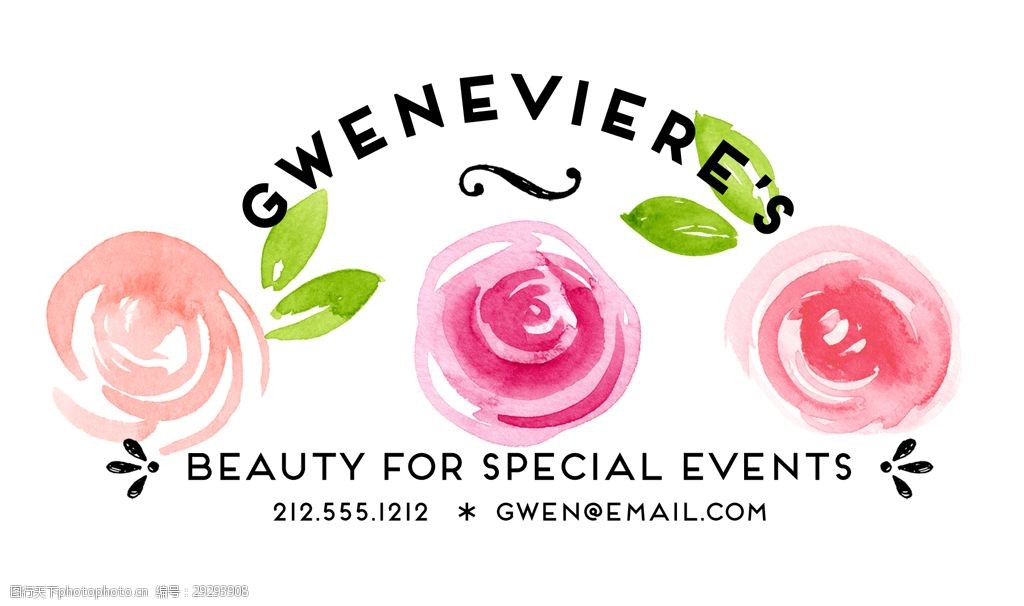 弧形文字排版psd源文件 psd 彩色 海报设计装饰 弧形 花卉 设计素材