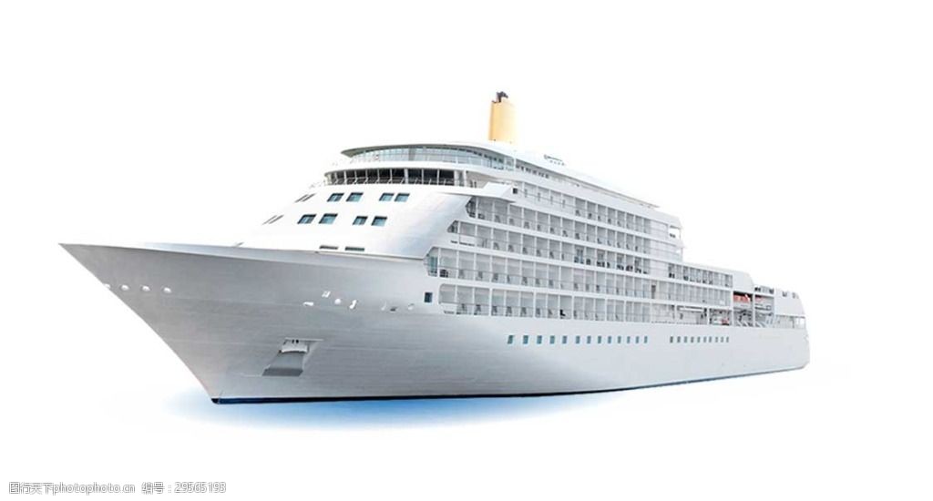 大气白色游轮png意思