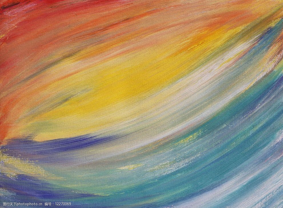 油画花纹背景质感融图图片