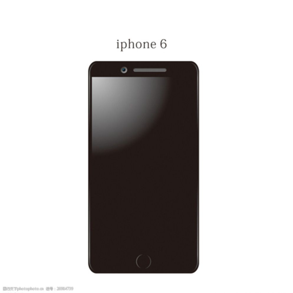 iphone6手机矢量图片