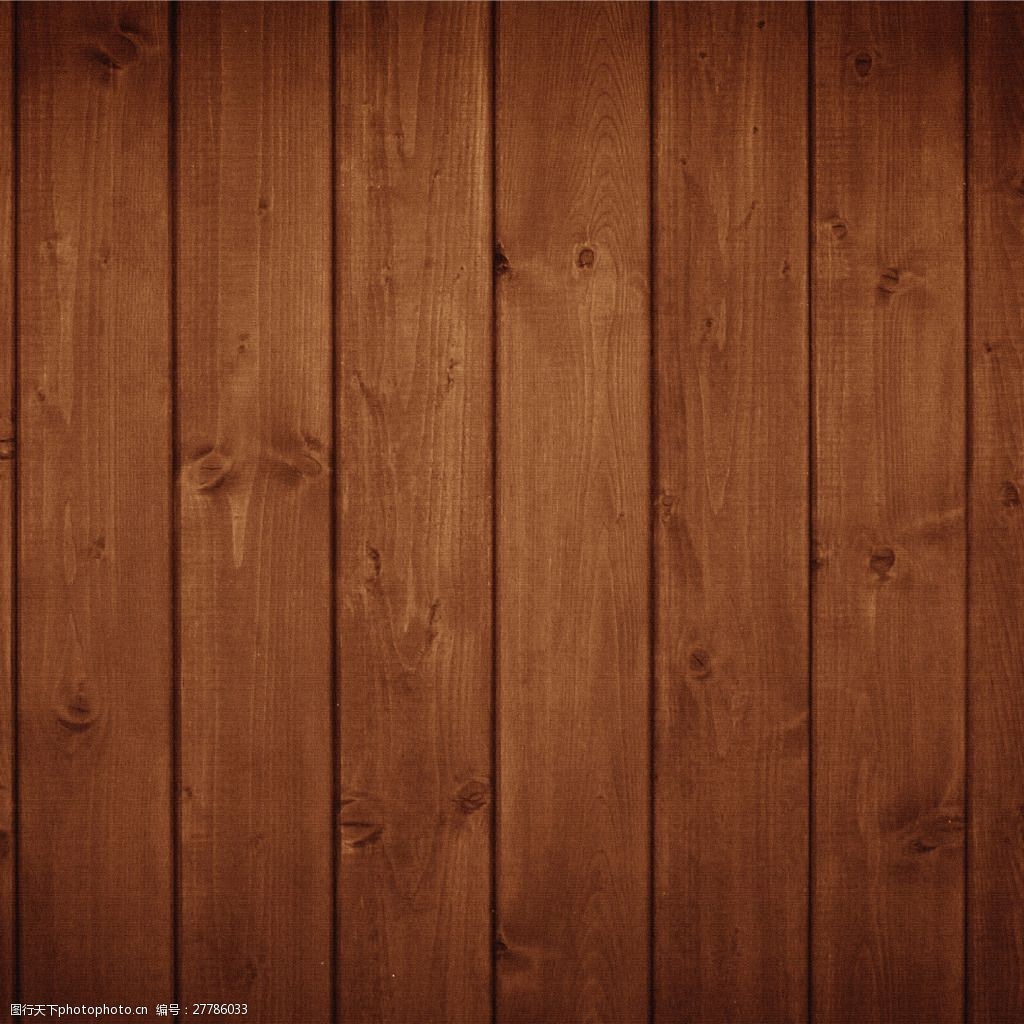 整齐排列的棕红色木板条高清摄影图片