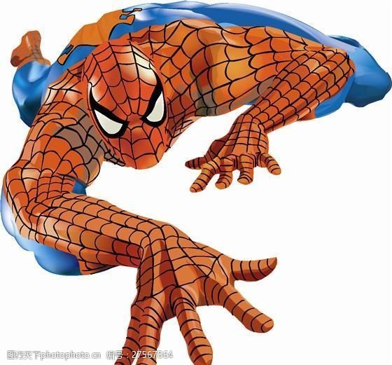 蜘蛛侠电影卡通形象矢量ai_02
