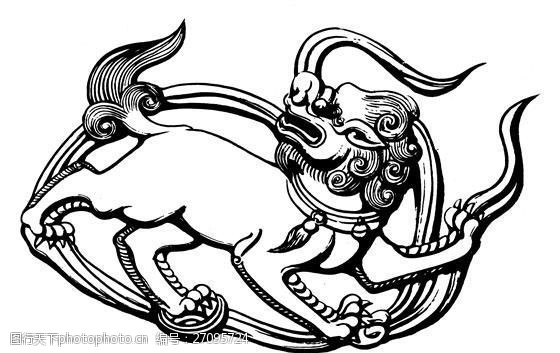 动物图案元明时代图案中国传统图案_35