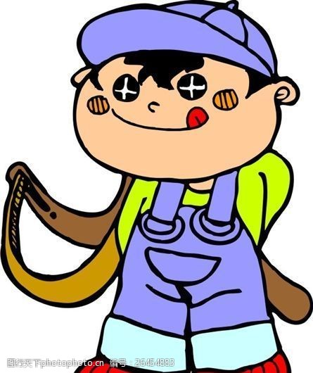 关键词:儿童 卡通人物 矢量 ai0004 ai 设计素材 漫画儿童 矢量图库